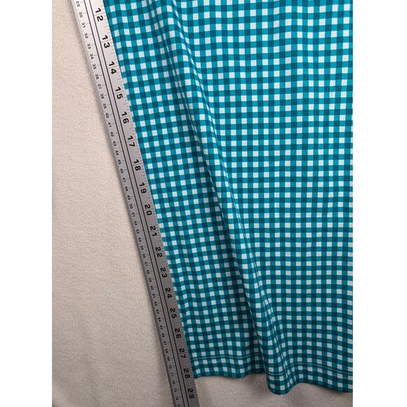 Draper James Lands End PJ Set Green Gingham Check Long Sleeve Shirt Pant Size 3X - Picture 7 of 13